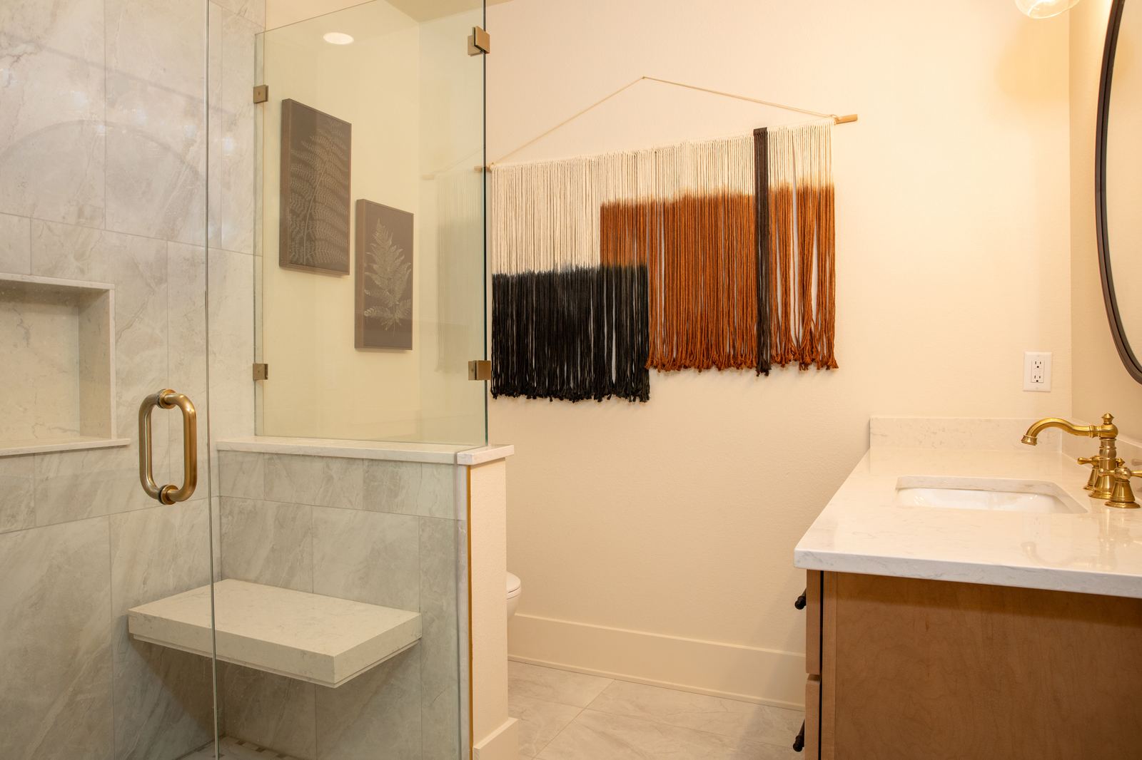 Vanity Installation for a basement remodel by Corinth Basement Remodeling